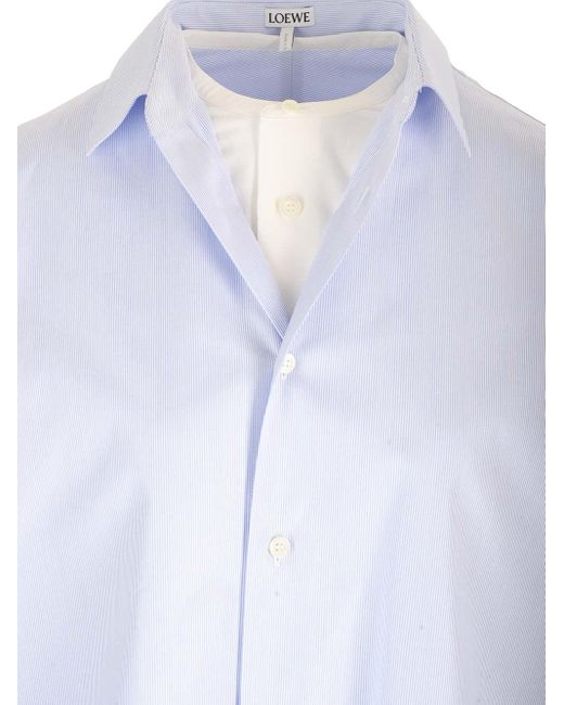 Loewe Blue Double Layer Shirt