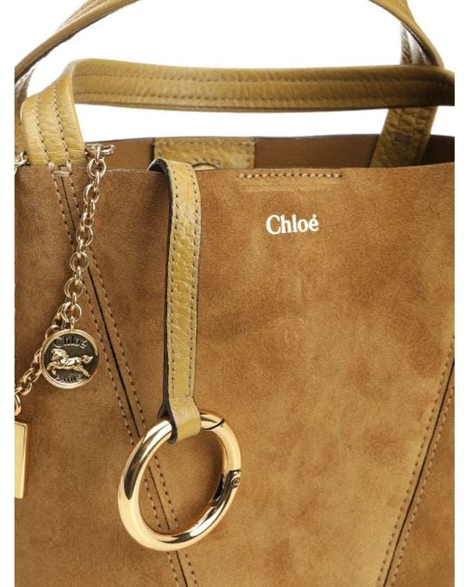 Chloé Brown "chloé Spin" Small Tote Bag