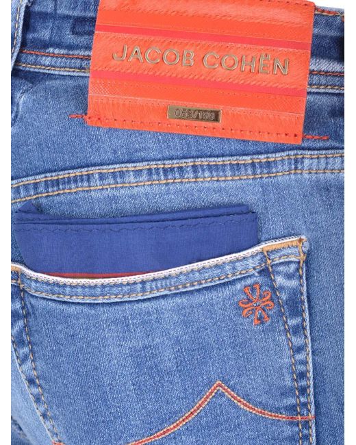 Jacob Cohen Blue Mid- Denim Nick Jeans for men