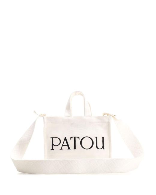 Patou White Small "" Tote Bag