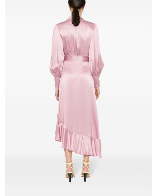 Zimmermann Pale Pink Silk Dress