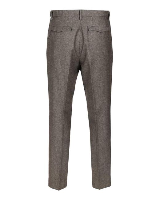Barena Gray "masco Bita" Trousers for men