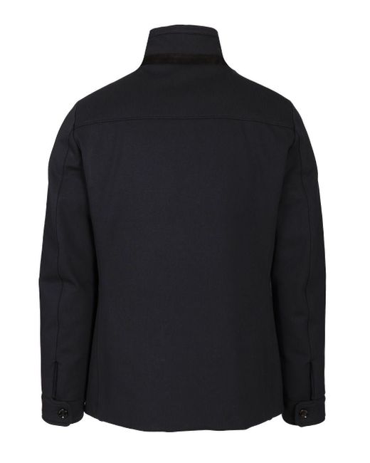 Moorer Black "bas" Double-breasted Jacket for men