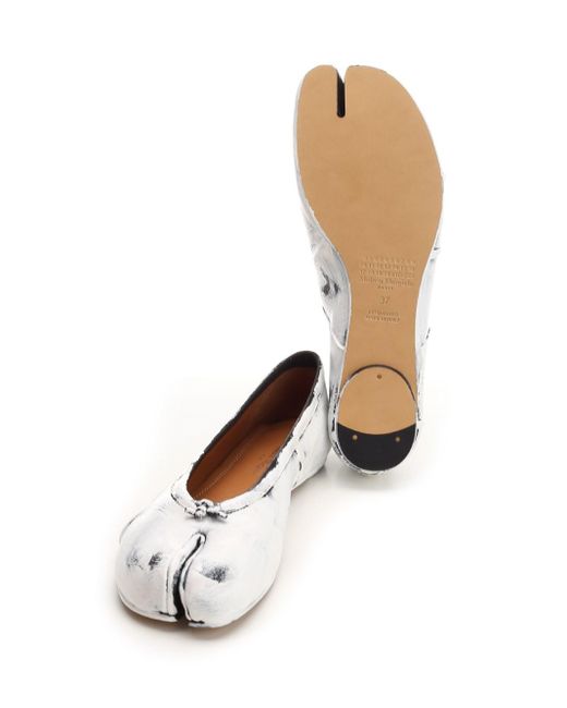 Maison Margiela White "tabi" Flat Shoes