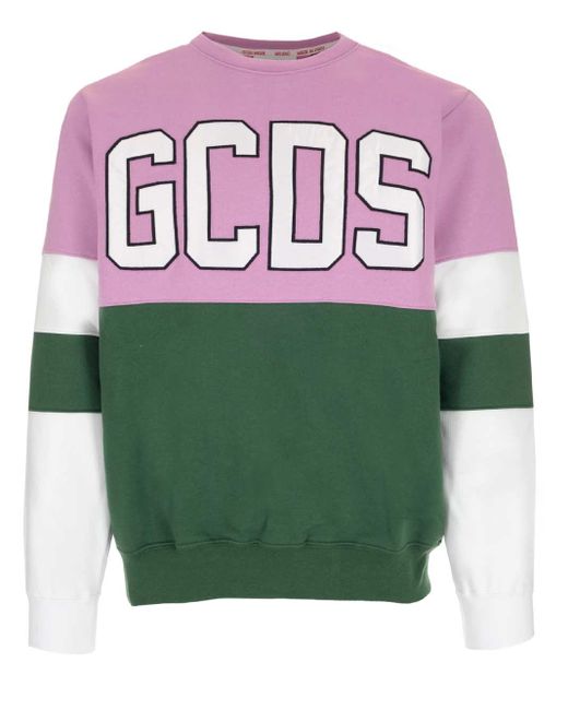 Gcds Green Hockey Style Sweatshirt for men