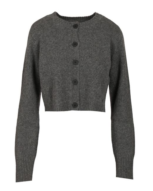 Loulou de Saison Gray "zephir Lds" Short Cardigan