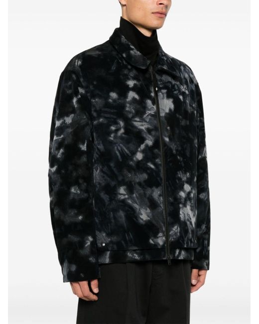 Y-3 Black And Camouflage Jacket Duvets And Padded Items for men