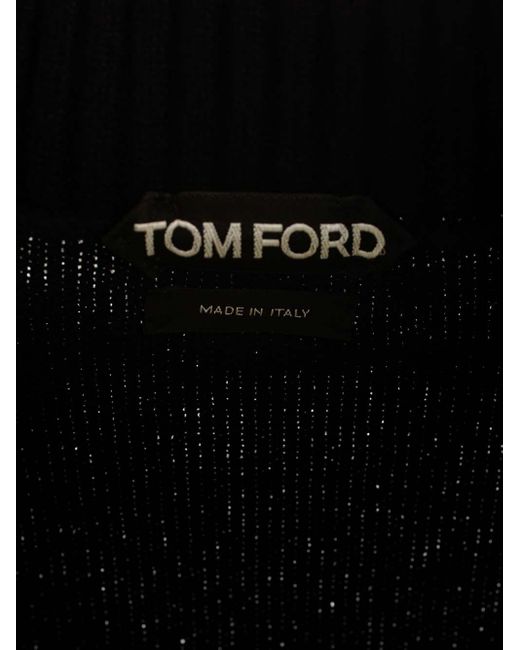 Tom Ford Black Half-zip Sweater for men