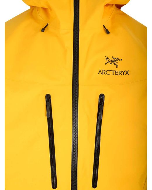 Arc'teryx Yellow Alpha Sv Jacket for men