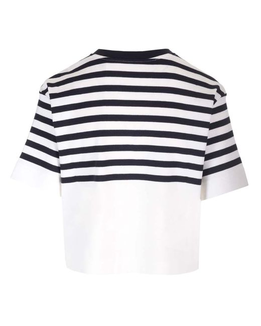 Givenchy Blue Cropped T-shirt