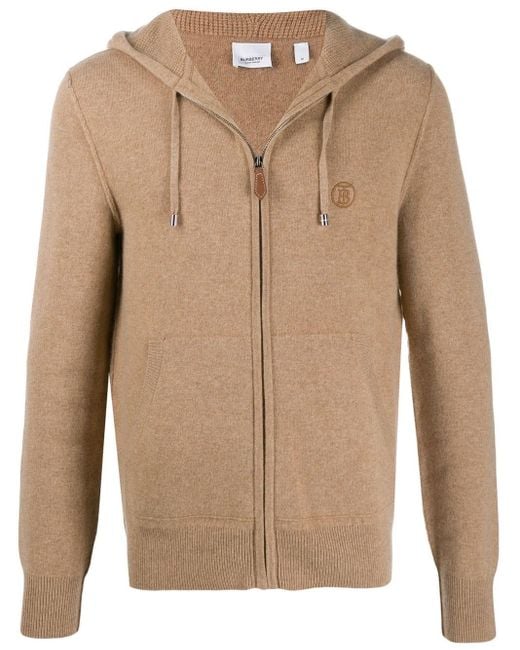 Burberry Multicolor Embroidered Monogram Zipped Hoodie for men