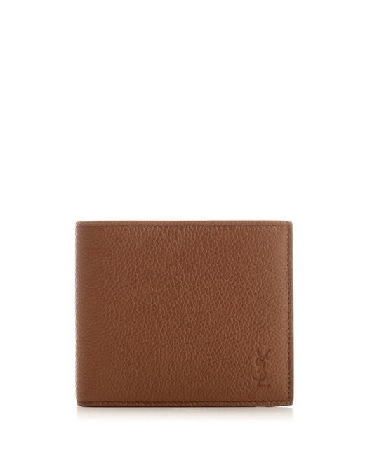 Saint Laurent Brown Leather Wallet