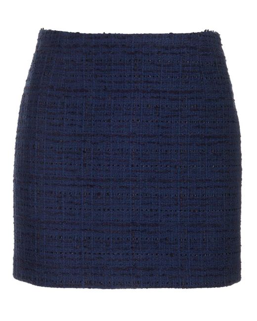 Tagliatore Blue May Mini Skirt