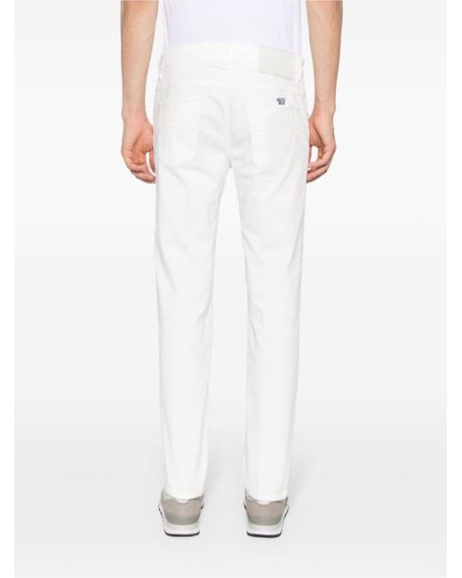 Jacob Cohen White "scott" Trousers for men