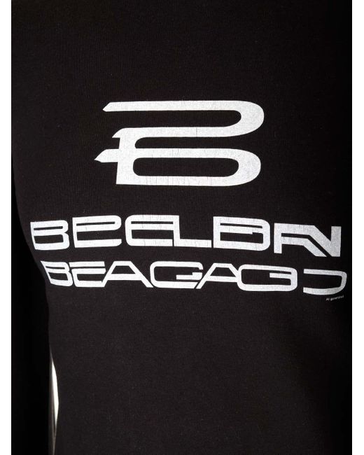 Balenciaga Black Ai Generated Hooded T-shirt