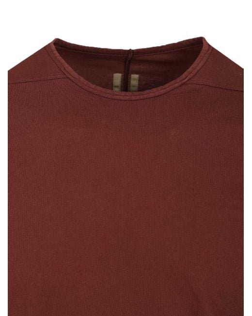 Rick Owens Red "level" T-shirt