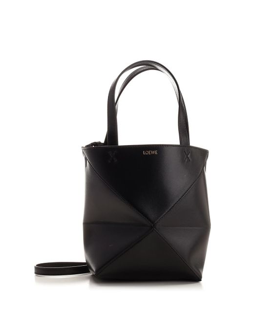 Loewe Black Mini "puzzle Fold" Bag