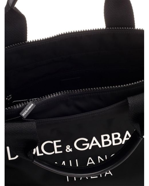 Dolce & Gabbana Black Travel Bag for men