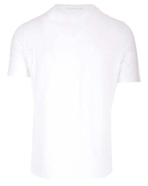 Al Duca D'aosta White Linen T-shirt