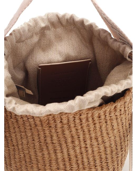 Chloé Natural Small "woody" Bucket Bag