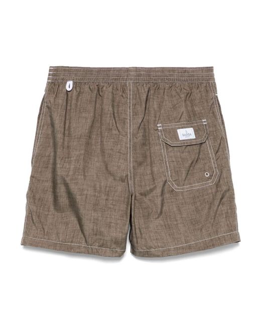 Barba Napoli Gray Costume With Drawstring for men