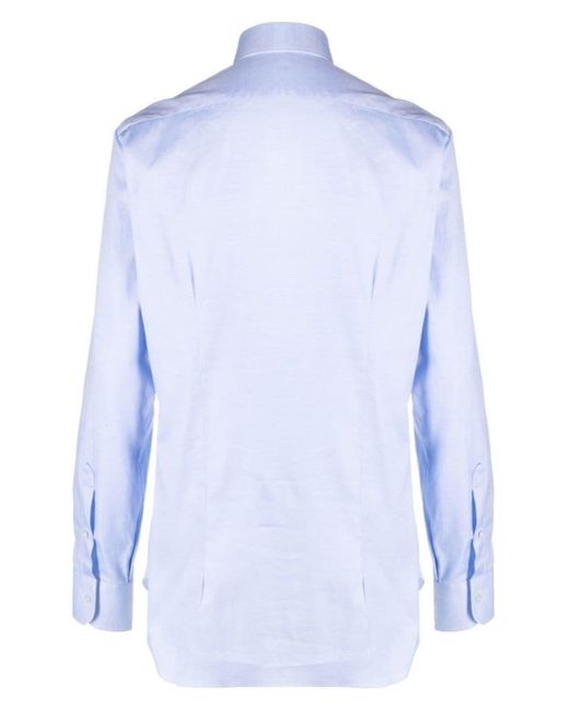 Barba Napoli Light Blue Shirt for men