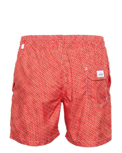 Barba Napoli Red Swim Shorts for men