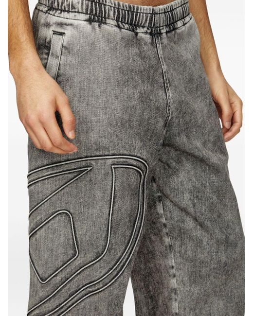 DIESEL Gray "d-pint Track" Trousers