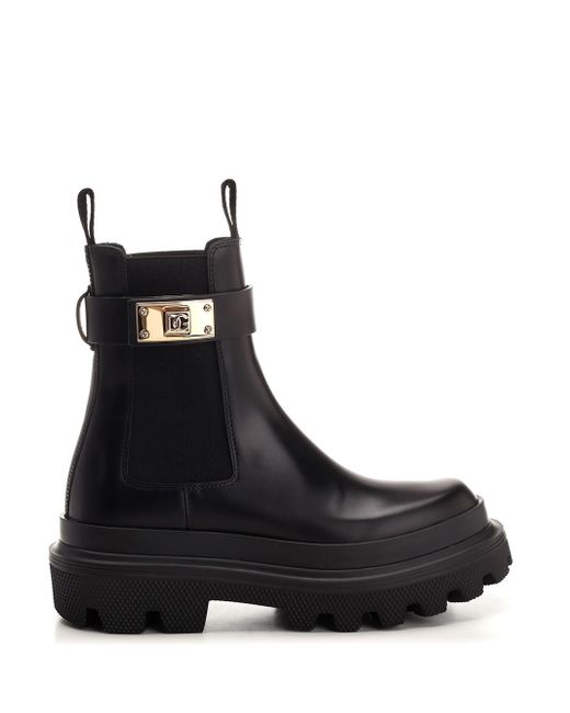 Dolce & Gabbana Chelsea Boot in Black | Lyst