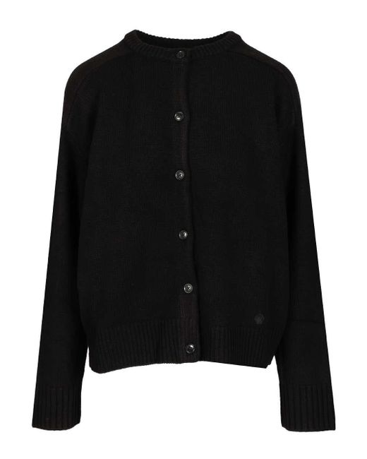 Loulou de Saison Black "aidar Lds" Cashmere Blend Cardigan