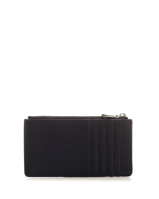 Dolce & Gabbana Black Leather Card Holder