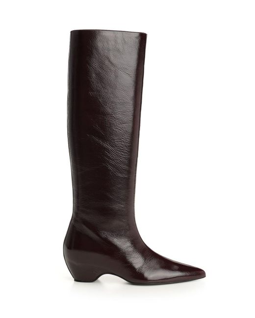 Khaite Brown "sybil" Boot