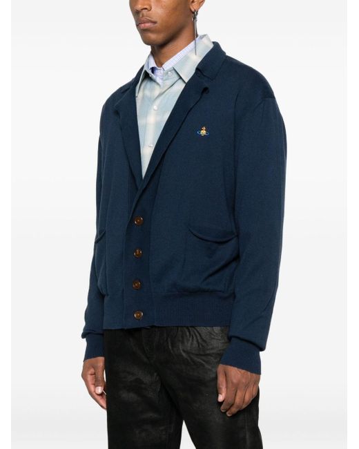 Vivienne Westwood Blue Samuel Cardigan for men