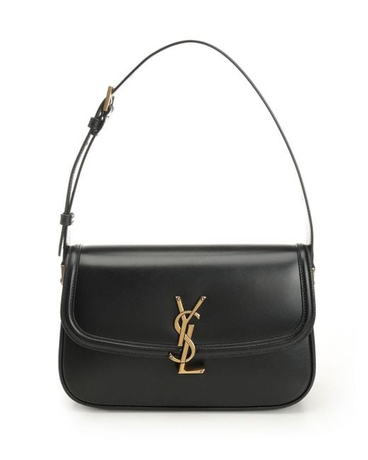 Saint Laurent Black Medium "solferino" Bag