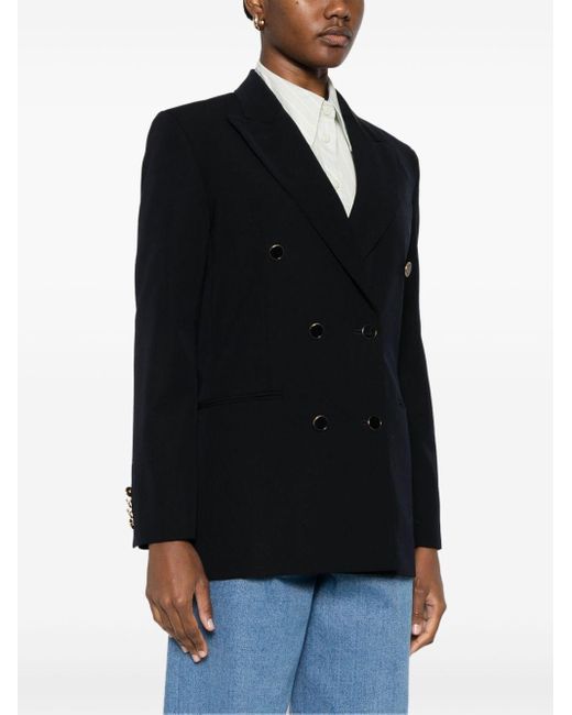 A.P.C. Blue Double-Breasted Blazer