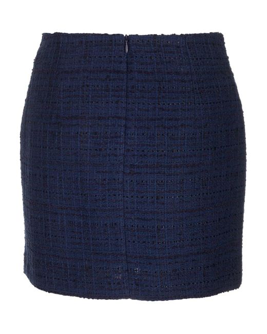 Tagliatore Blue May Mini Skirt