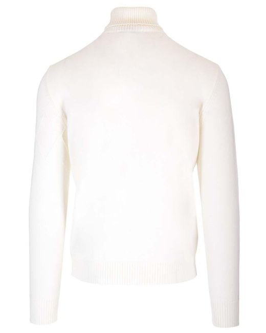 Ballantyne White Turtleneck Sweater for men