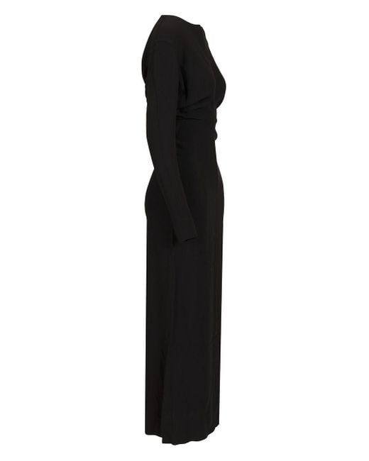 Totême  Black Long Sleeve Dress