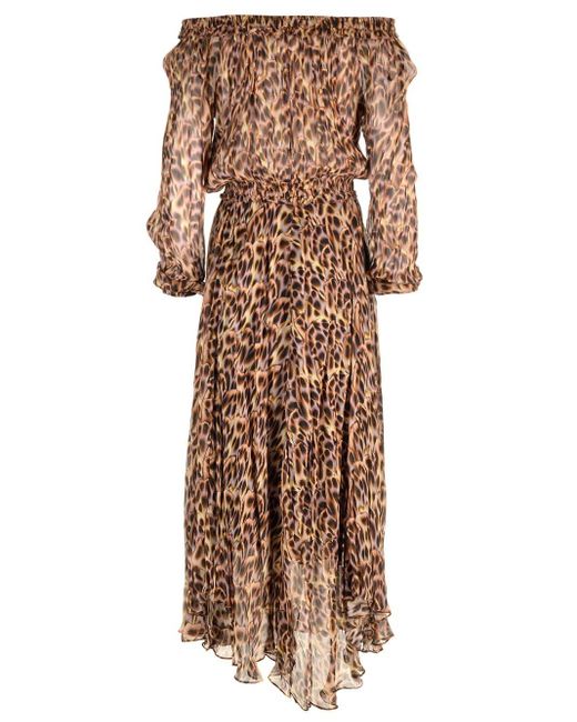 Isabel Marant Natural "volga" Long Dress