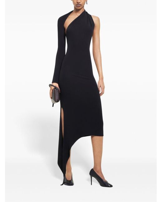 Courreges Black One-shoulder Dress
