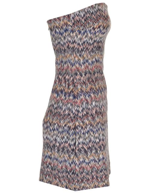 Missoni Multicolor Viscose Knit Sheath Dress