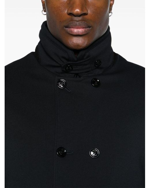 Moorer Black "bas" Double-breasted Jacket for men