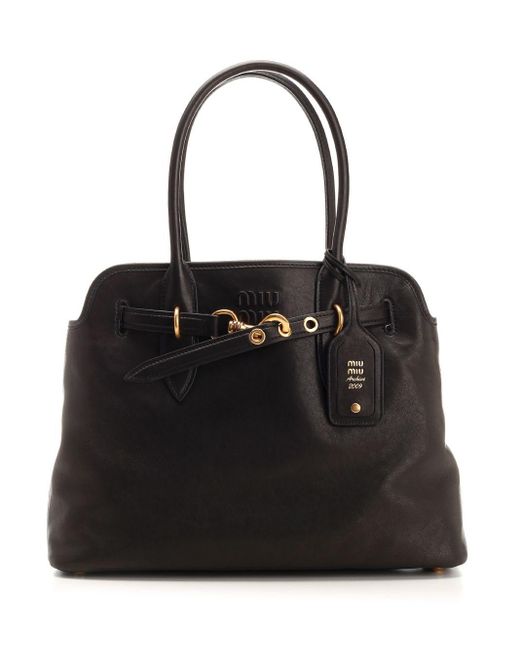 Archive miu miu Turnrock Totobag Black Archive miu miu Turnrock Totobag Black
