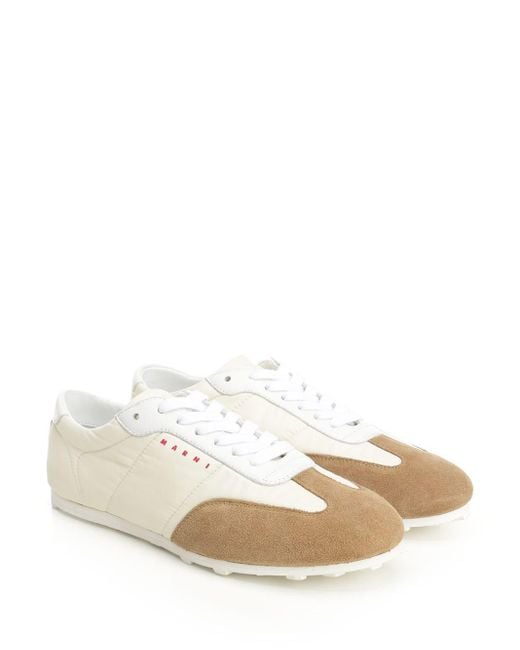 Marni Natural Softy Soccer Sneaker