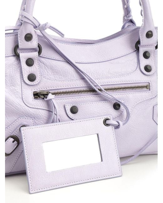 Balenciaga White "le City First" Bag