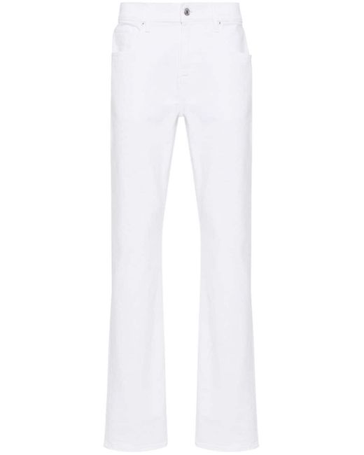 7 For All Mankind White The Straight Jeans for men