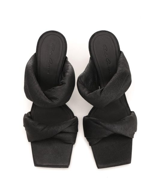 サンダル・ミュール RICK OWENS TWISTED CANTILEVER SANDALS 8 301916-35718-RICK-OWENS-