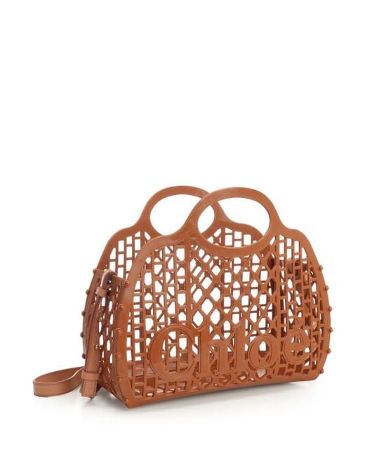 Chloé Brown "chloé Cage" Tote Bag