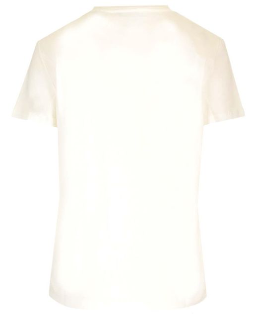 Max Mara White "elmo" Crew-neck T-shirt