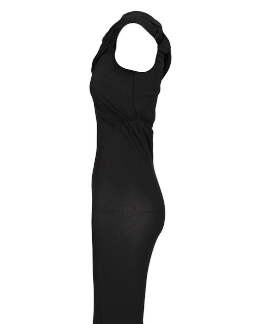 【関税&送料込】Rick Owens Sahara Dress Rick Owens Sahara Draped Midi-Dress | Saks Fifth Avenue